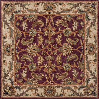 Safavieh Heritage 628 Red/Ivory Area Rug Square