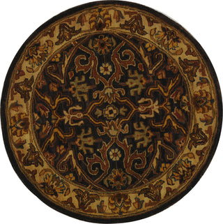 Safavieh Heritage 644 Charcoal/Beige Area Rug Round