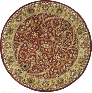 Safavieh Heritage 644 Red/Gold Area Rug Round