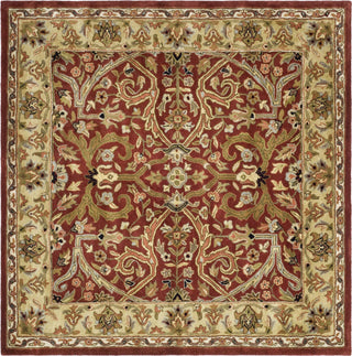 Safavieh Heritage 644 Red/Gold Area Rug Square