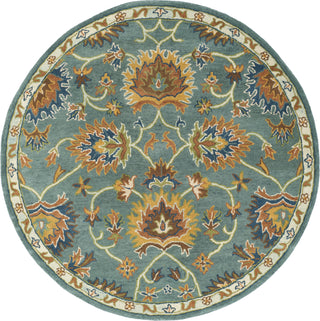 Safavieh Heritage 651 Light Blue Area Rug Round