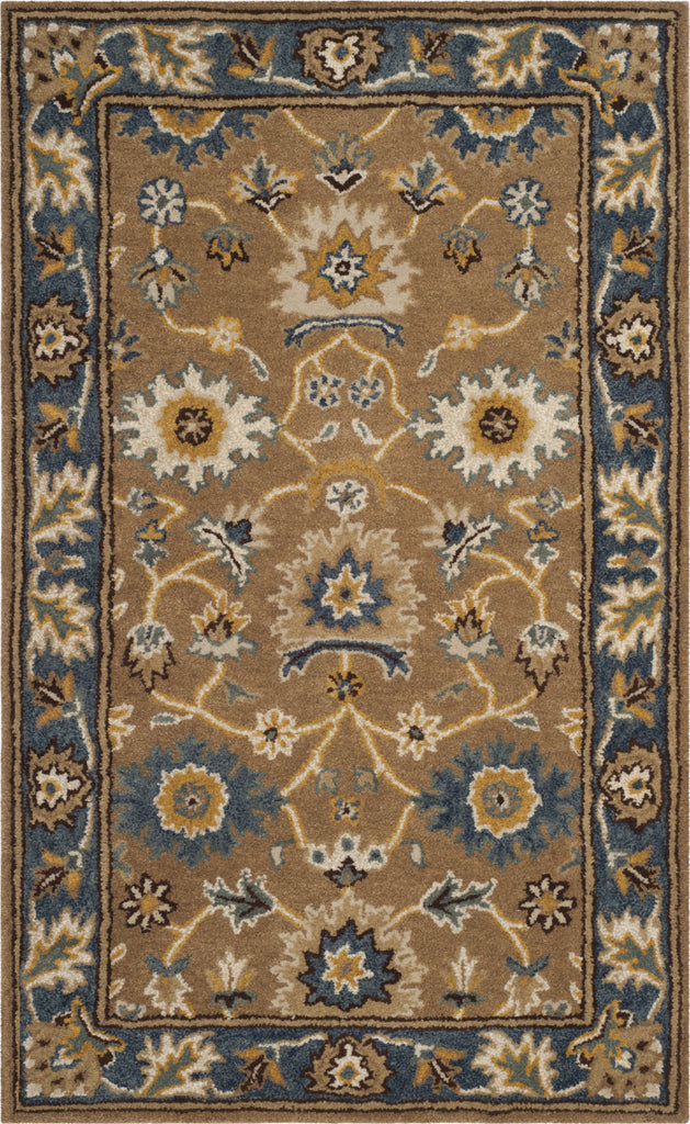 Safavieh Heritage 652 Camel/Blue Area Rug main image