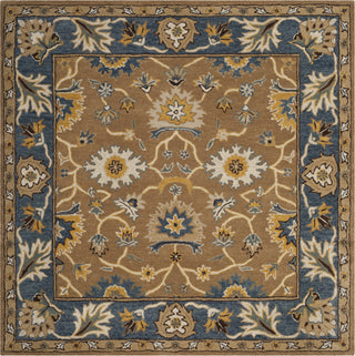 Safavieh Heritage 652 Camel/Blue Area Rug Square