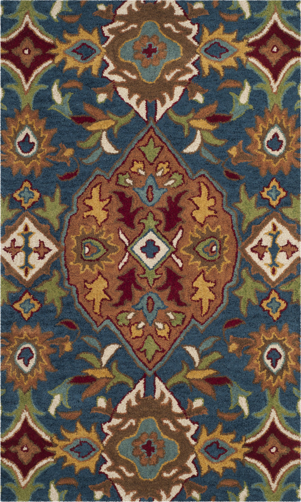 Safavieh Heritage 653 Camel/Blue Area Rug main image