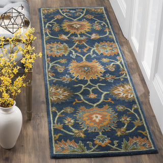 Safavieh Heritage 654 Navy Area Rug Room Scene