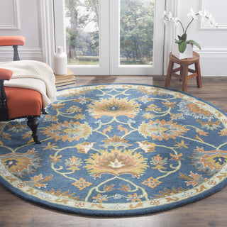 Safavieh Heritage 654 Navy Area Rug Room Scene