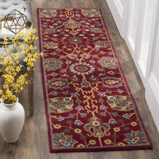 Safavieh Heritage 655 Red Area Rug Room Scene