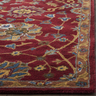 Safavieh Heritage 655 Red Area Rug Detail