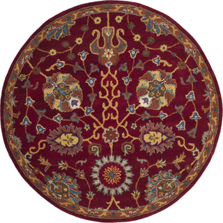 Safavieh Heritage 655 Red Area Rug Round