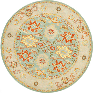 Safavieh Heritage 734 Light Blue/Ivory Area Rug Round