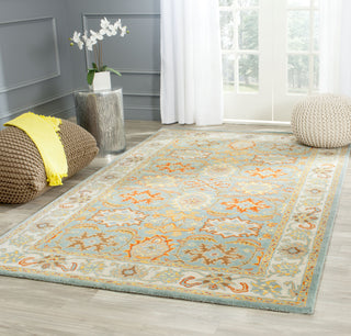 Safavieh Heritage 734 Light Blue/Ivory Area Rug Room Scene