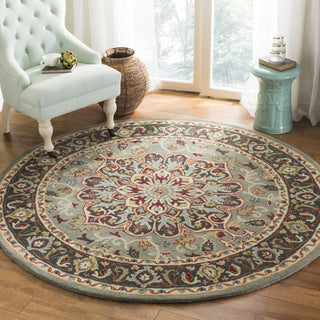 Safavieh Heritage 736 Grey/Charcoal Area Rug Room Scene Feature