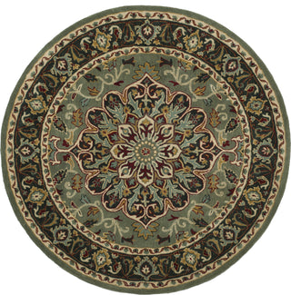 Safavieh Heritage 736 Grey/Charcoal Area Rug Round