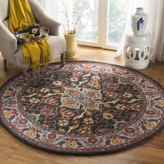 Safavieh Heritage 737 Charcoal/Ivory Area Rug Room Scene Feature