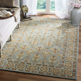 Safavieh Heritage 738 Cream/Blue Area Rug Room Scene Feature