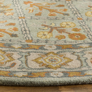 Safavieh Heritage 738 Cream/Blue Area Rug Detail