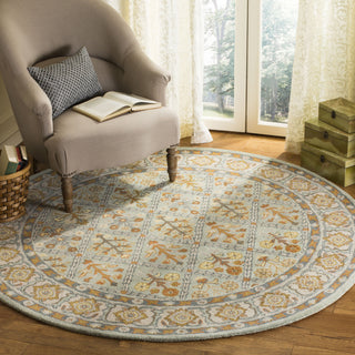 Safavieh Heritage 738 Cream/Blue Area Rug Room Scene