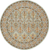 Safavieh Heritage 738 Cream/Blue Area Rug Round