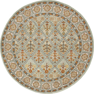 Safavieh Heritage 738 Cream/Blue Area Rug Round