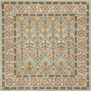 Safavieh Heritage 738 Cream/Blue Area Rug Square