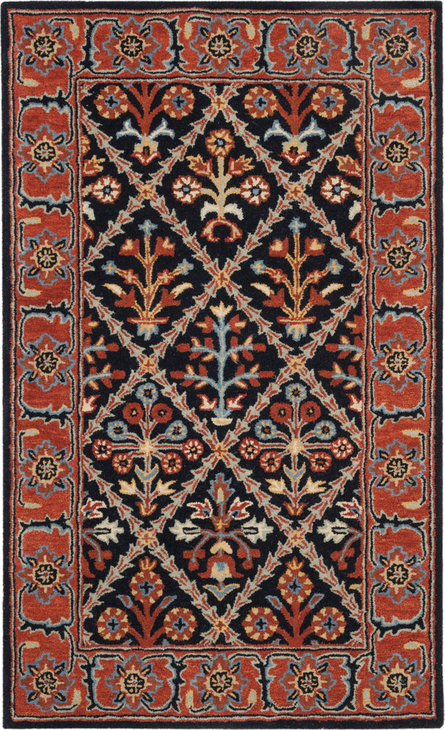 Safavieh Heritage 738 Navy/Red Area Rug main image