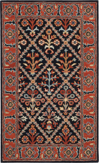 Safavieh Heritage 738 Navy/Red Area Rug main image