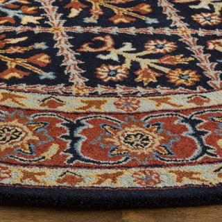 Safavieh Heritage 738 Navy/Red Area Rug Detail