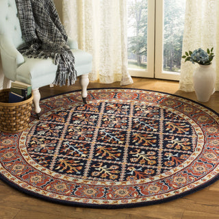 Safavieh Heritage 738 Navy/Red Area Rug Room Scene Feature