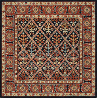 Safavieh Heritage 738 Navy/Red Area Rug Square