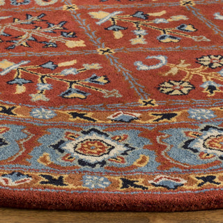 Safavieh Heritage 738 Red/Blue Area Rug Detail