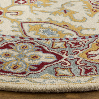 Safavieh Heritage 739 Ivory/Blue Area Rug Detail