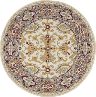 Safavieh Heritage 739 Ivory/Blue Area Rug Round