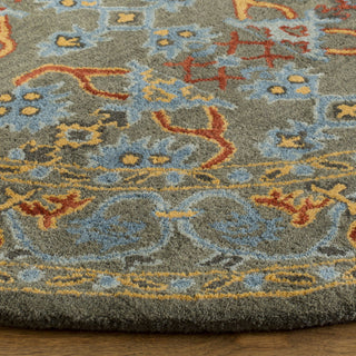 Safavieh Heritage 741 Sage/Blue Area Rug Detail