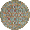 Safavieh Heritage 741 Sage/Blue Area Rug Round