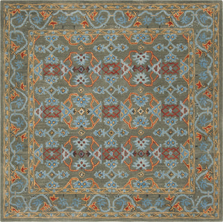 Safavieh Heritage 741 Sage/Blue Area Rug Square