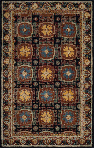 Safavieh Heritage 742 Navy/Orange Area Rug Main