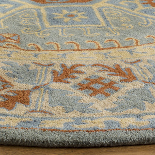 Safavieh Heritage 743 Blue/Beige Area Rug Detail