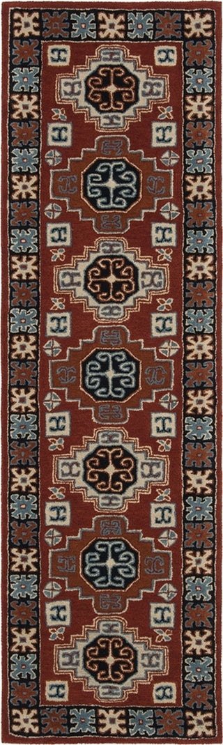 Safavieh Heritage 744 Red/Black Area Rug Runner