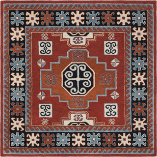 Safavieh Heritage 744 Red/Black Area Rug Square