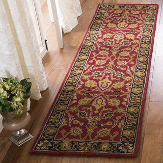 Safavieh Heritage 745 Red/Gold Area Rug Room Scene Feature