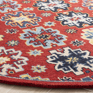 Safavieh Heritage 746 Red/Blue Area Rug Detail