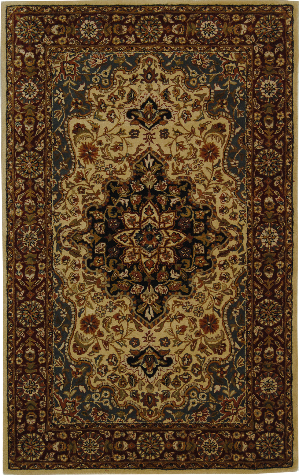Safavieh Heritage 760 Ivory/Red Area Rug Main Feature