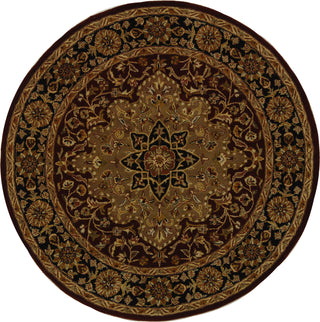 Safavieh Heritage 760 Red/Black Area Rug Round