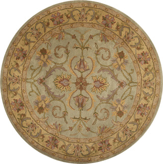 Safavieh Heritage 811 Green/Gold Area Rug Round