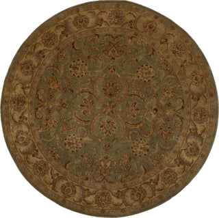 Safavieh Heritage 811 Green/Gold Area Rug Round