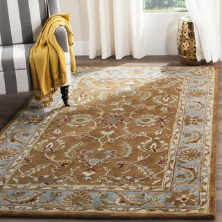 Safavieh Heritage 812 Brown/Blue Area Rug Room Scene Feature