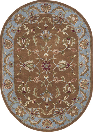 Safavieh Heritage 812 Brown/Blue Area Rug 