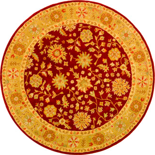 Safavieh Heritage 813 Red/Gold Area Rug Round