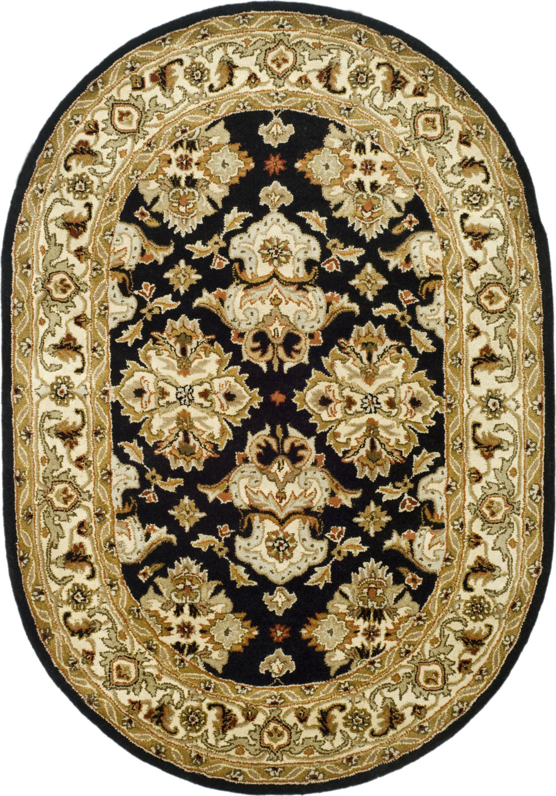 Safavieh Heritage 817 Black/Ivory Area Rug – Incredible Rugs and Decor