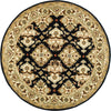 Safavieh Heritage 817 Black/Ivory Area Rug Round